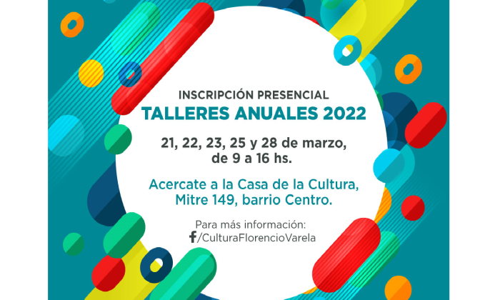 Casa de la cultura: abre la inscripción a los talleres anuales 2022